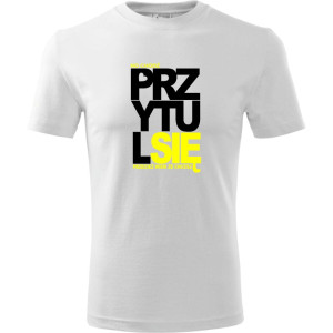 męska koszulka - no chodź przytul się przecież wiem że chcesz