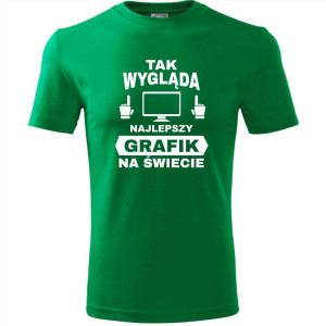 męska koszulka - tak wygląda najlepszy grafik na świecie