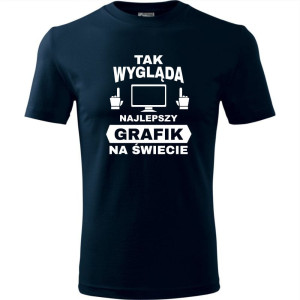 męska koszulka - tak wygląda najlepszy grafik na świecie