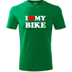 Męska koszulka dla Rowerzysty - I love my bike