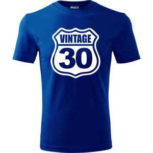 Męska koszulka - vintage 30
