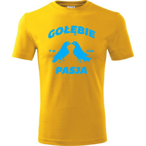 męska koszulka - gołębie to moja pasja