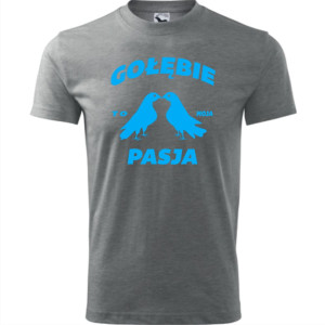 męska koszulka - gołębie to moja pasja