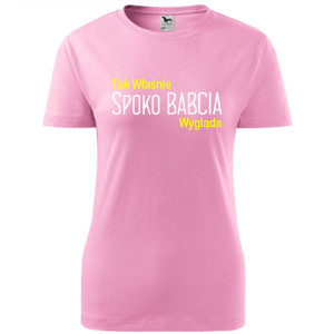 Damska koszulka - Spoko babcia