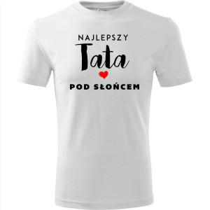 męska koszulka - najlepszy tata pod słońcem