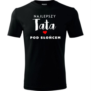 męska koszulka - najlepszy tata pod słońcem