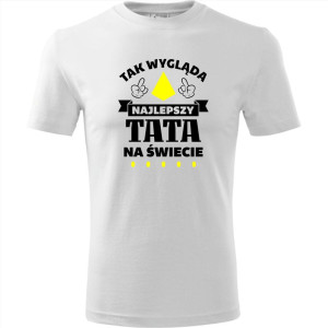 męska koszulka - tak wygląda najlepszy tata na świecie 03