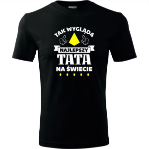 męska koszulka - tak wygląda najlepszy tata na świecie 03