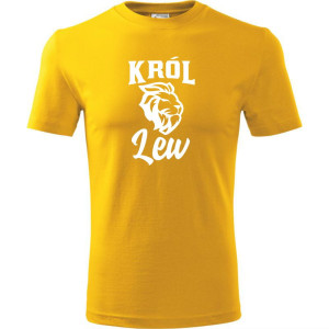 męska koszulka - król lew