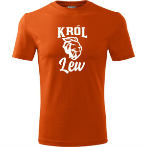 męska koszulka - król lew