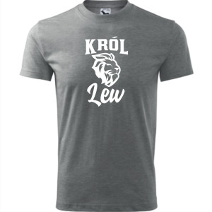 męska koszulka - król lew