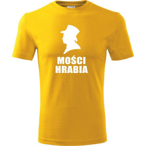 męska koszulka - mości hrabia