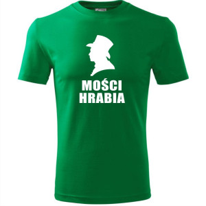 męska koszulka - mości hrabia