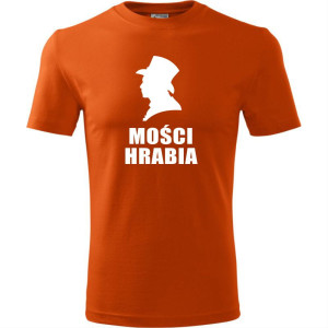 męska koszulka - mości hrabia
