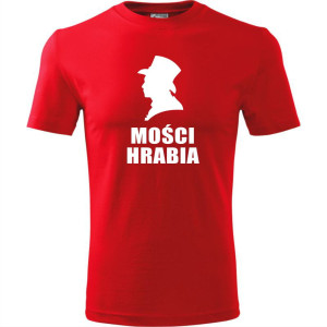 męska koszulka - mości hrabia