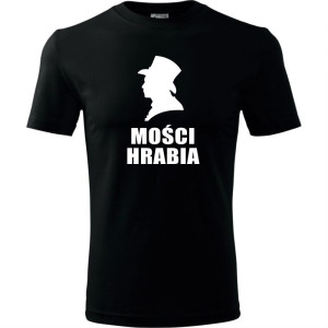męska koszulka - mości hrabia