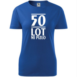 Damska koszulka - 50 lot mi pizło