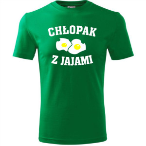 Męska koszulka - Chłopak z jajami