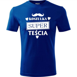 męska koszulka - koszulka super teścia