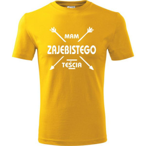 męska koszulka - mam zajebistego teścia