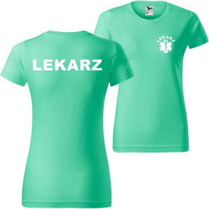 damska koszulka - lekarz