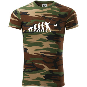 moro koszulka unisex - ewolucja wędkarz