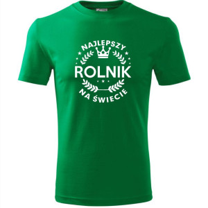 męska koszulka - najlepszy rolnik na świecie