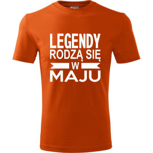Męska koszulka - Legendy rodzą się w maju