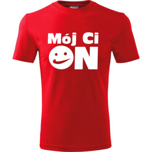 Męska koszulka - Mój ci on t-shirt dla niego na prezent promocja cena