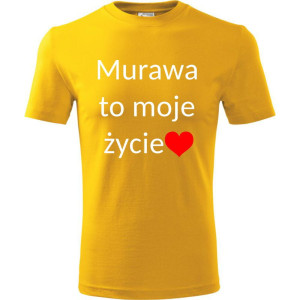 męska koszulka - murawa to moje życie