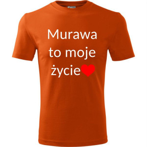 męska koszulka - murawa to moje życie