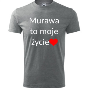 męska koszulka - murawa to moje życie