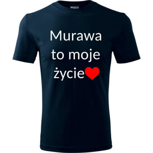 męska koszulka - murawa to moje życie
