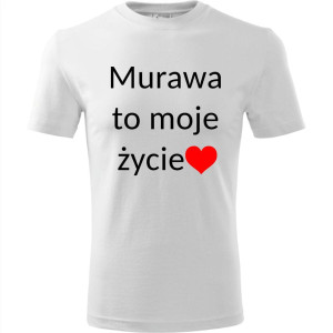 męska koszulka - murawa to moje życie