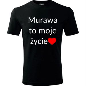 męska koszulka - murawa to moje życie