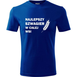 męska koszulka - najlepszy szwagier w całej wsi