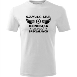 męska koszulka - szwagier jednostka do zadań specjalnych