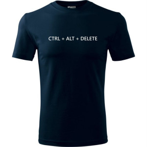 męska koszulka - ctrl alt delete