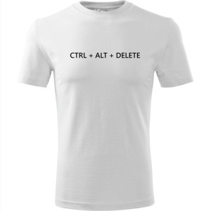 męska koszulka - ctrl alt delete