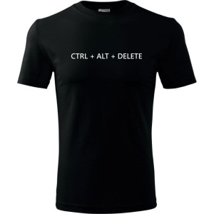 męska koszulka - ctrl alt delete