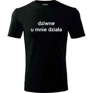 męska koszulka - dziwne u mnie działa