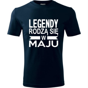 Męska koszulka - Legendy rodzą się w maju