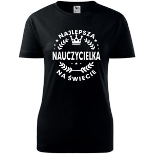Damska koszulka - Najlepsza nauczycielka ever 05