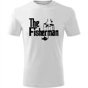 męska koszulka - the fisherman dla wędkarza super wędkarska
