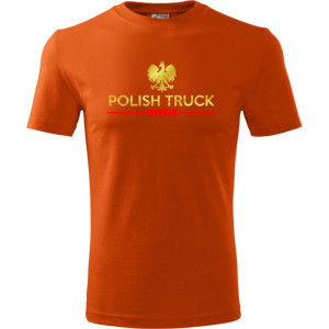 męska koszulka - polish truck driver