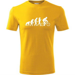 Męska koszulka dla Rowerzysty - Ewolucja rower - t-shirt prezent