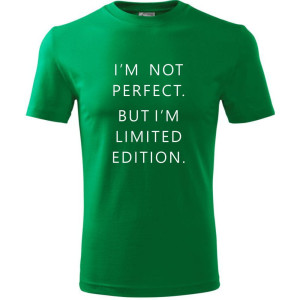 męska koszulka - i'm not perfect. but i'm limited edition