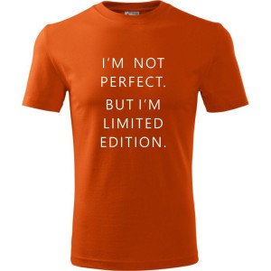 męska koszulka - i'm not perfect. but i'm limited edition
