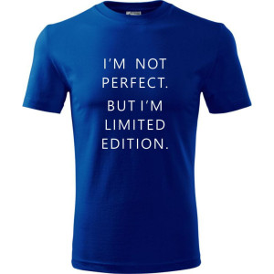 męska koszulka - i'm not perfect. but i'm limited edition