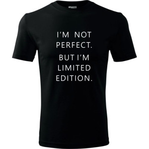 męska koszulka - i'm not perfect. but i'm limited edition